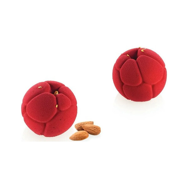 Atome 120 Silikomart stampo in silicone 6 atomi 3D a sfera di ø6,3xh55 cm