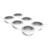 Ocean 100 Silikomart stampo in silicone bianco ø70 h 30 mm