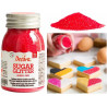 Zucchero glitterato rosso Decora cristalli di zucchero rosso 100 g