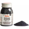 Zucchero glitterato nero Decora cristalli di zucchero nero 100 g