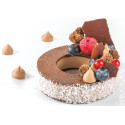 Kit The Ring Silikomart per dolce a ciambella con 2 stampi silicone Ø 85/50 h 18 mm e cutter