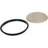 Kit Tarte Grafique Stampo Silicone tema linee grafiche con Anello Tondo di Silikomart Kit Tarte Grafique Stampo Silicone tema linee grafiche con Anello Tondo di Silikomart