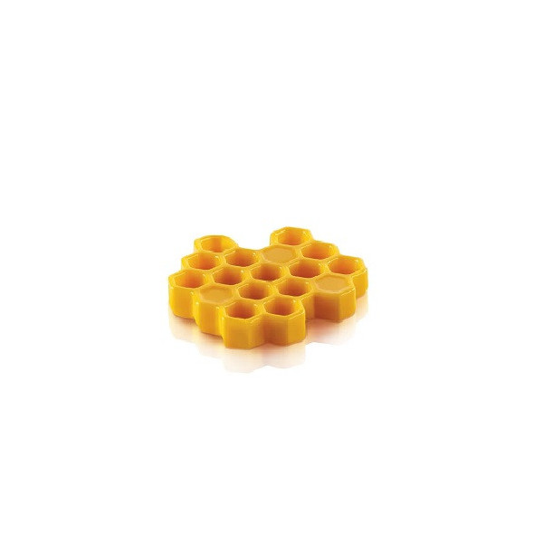 Stampo Miel 8 in silicone per 15 decori alveoli di 4,5 cm da Silikomart