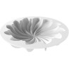 Saint Honoré 280 Silikomart, stampo silicone bianco per decoro corona di ø16xh2,8 cm