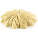 Saint Honoré 280 Silikomart, stampo silicone bianco per decoro corona di ø16xh2,8 cm