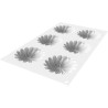 Saint Honoré 40 stampo in silicone bianco per 6 decori da 7,6 x h 1,5 cm da Silikomart Saint Honoré 40 stampo in silicone bianco per 6 decori da 7,6 x h 1,5 cm da Silikomart