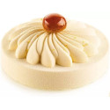 Saint Honoré 40 stampo in silicone bianco per 6 decori da 7,6 x h 1,5 cm da Silikomart