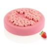 Flora 80 stampo decorativo in silicone bianco da Silikomart