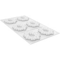 Flora 19 ml o fiori 19 ml stampo decorativo in silicone bianco da Silikomart