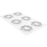Flora 19 ml o fiori 19 ml stampo decorativo in silicone bianco da Silikomart