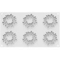 Flora 19 ml o fiori 19 ml stampo decorativo in silicone bianco da Silikomart