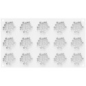 Flora 7 ml o fiori 7 ml stampo decorativo in silicone bianco da Silikomart