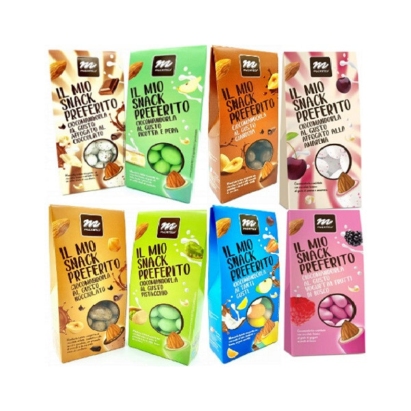 Mini confettata Maxtris 16 gusti confetti Maxtris in 8 astucci da 150 g
