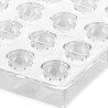 CH010 Bolla P: Stampo in Tritan per 24 Praline di Cioccolato con decoro a bolla da Silikomart