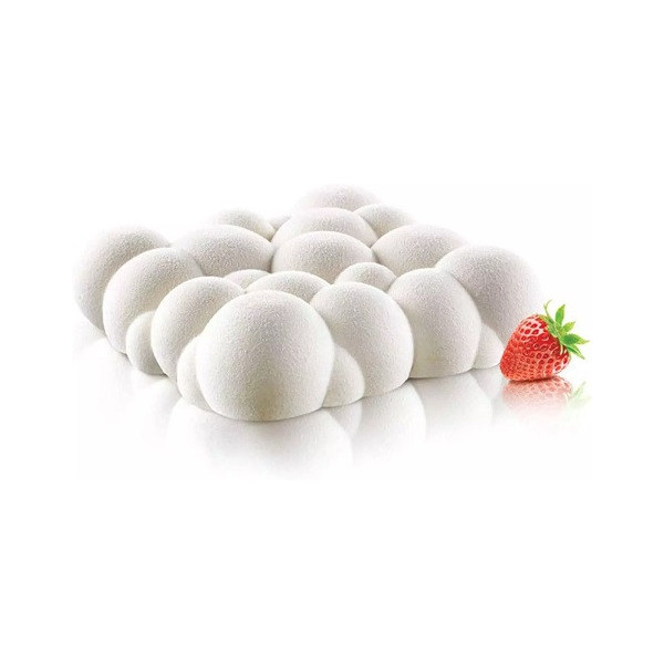 Cloud 1600 Silikomart stampo silicone per nuvola quadrata da 20xh5,5 cm