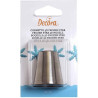 Cornetto frozen star n 75 per decori 3D diretti in acciaio inox Ø 3,7 x 4,1 cm da Decora