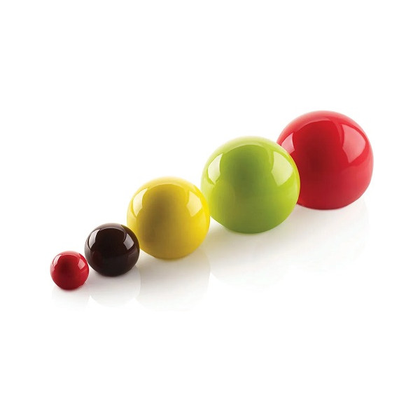 Truffles Kit Silikomart 5 stampi silicone tartufi da 5 ml  20 ml 40 ml 70 ml e 120 ml