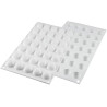 Stampo in silicone micro dome da 5 ml linea Top White da Silikomart Stampo in silicone micro dome da 5 ml linea Top White da Silikomart