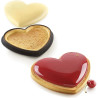 Kit tarte ring amore 205x190 mm Silikomart stampo silicone ed anello per crostata a cuore Kit tarte ring amore 205x190 mm Silikomart stampo silicone ed anello per crostata a cuore