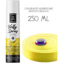 Velly Natural Yellow da 250 ml: colorante alimentare spray color giallo naturale vellutato di Via delle Arti da Volcke Aerosol