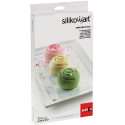 Mini girotondo Silikomart: stampo silicone per 6 mini spirali 3D di diametro 68 ed h 37 mm