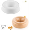 Oblio 1100 Silikomart: stampo silicone per torta ciambella da 18 x h 6 cm
