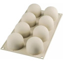Stampo in silicone tartufi fa 62 mm o truffles o sfera tagliata alla base da Silikomart