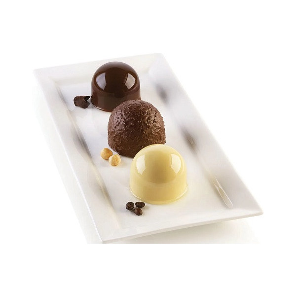 Puff Silikomart stampo silicone 8 dome o cupole da 62 h 52 mm