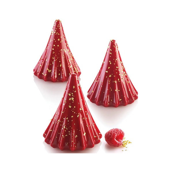 Astro 95 Silikomart: stampo silicone 8 monoporzioni a forma conica diametro 67 h 79 mm