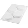 Decor round 80 Silikomart: stampo silicone per decoro di monoporzioni tonde di ø8,5 cm