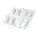 Tre cime 120 ml Silikomart: stampo silicone cime dolomitiche 120x45 h 65 mm