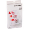 Cuoricino Silikomart stampo silicone 8 piccoli cuori 3D da 63x65 h 39 mm