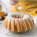 Carol Decora: stampo in alluminio pressofuso per ciambella di ø24xh9 cm
