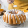 Carol Decora: stampo in alluminio pressofuso per ciambella di ø24xh9 cm