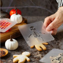 Gingerdread Decora o Ginger Halloween set 2 tagliapasta e 4 stencil