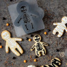 Gingerdread Decora o Ginger Halloween set 2 tagliapasta e 4 stencil