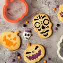 Halloween Monsters Decora o mostri di halloween set 2 tagliapasta e 4 stencil