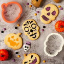 Halloween Monsters Decora o mostri di halloween set 2 tagliapasta e 4 stencil