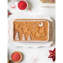 Stampo plum-cake Santa Claus in alluminio pressofuso 27x15xh5,8 cm da Decora