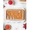 Stampo plum-cake Santa Claus in alluminio pressofuso 27x15xh5,8 cm da Decora