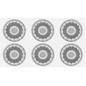 Kaleido 75 Silikomart in silicone per ciambelle monoporzioni di diametro 7,5 cm da Silikomart