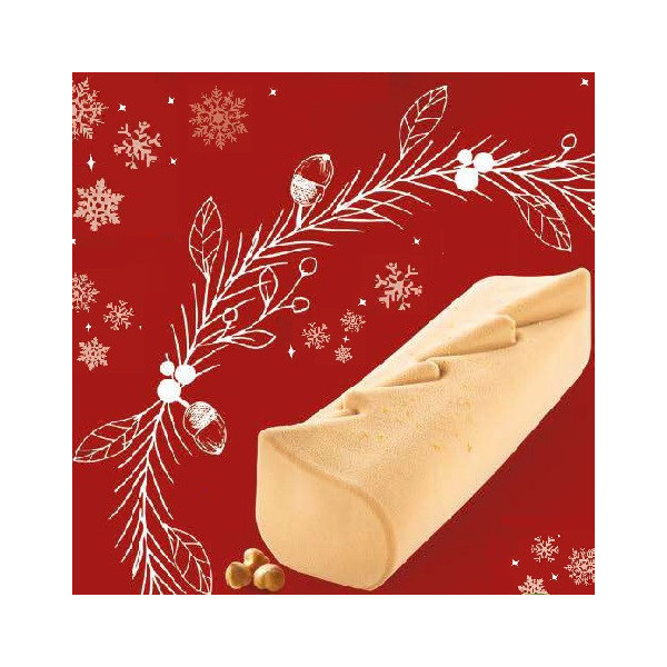 "Winter Pine 1200" SILIKOMART | Stampo Silicone per Tronchetto (Bûche) | Albero di Natale 3D - 25x8,3cm | Volume 1.2 Litri