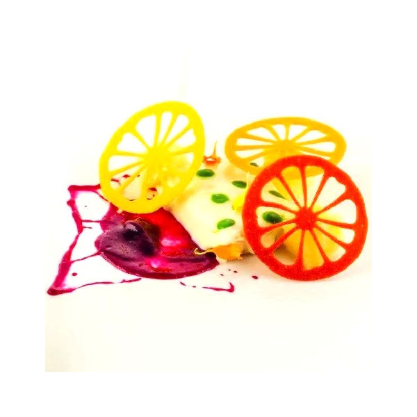 Arancia e limone Silikomart: stampo silicone giallo 24 fette di arance e limoni, linea Naturae