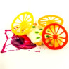 Arancia e limone Silikomart: stampo silicone giallo 24 fette di arance e limoni, linea Naturae Arancia e limone Silikomart: stampo silicone giallo 24 fette di arance e limoni, linea Naturae
