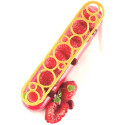 Lampo Silikomart stampo silicone giallo 18 decori di due diverse forme, linea Naturae