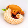 Polpo 20 Silikomart stampo silicone giallo 12 preparazioni tentacoli di polpo, linea Naturae
