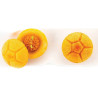 Stampo Michetta 92 pe 4 panini rosette soffiate in Silicone Giallo da Silikomart, linea Naturae