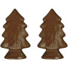 Stampo Abete di Natale di Cioccolato da 100 g 14 x 8,6 cm 2 cavità in policarbonato