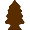 Tavoletta abete piatto di cioccolato 265 g stampo policarbonato tavoletta albero 205x135xh13 mm