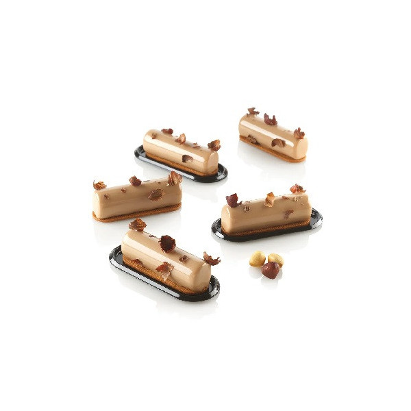 Cylindre 30  Silikomart: 1 cutter, 12 vassoi e stampo in silicone 12 cilindri 78x21 h 21 mm